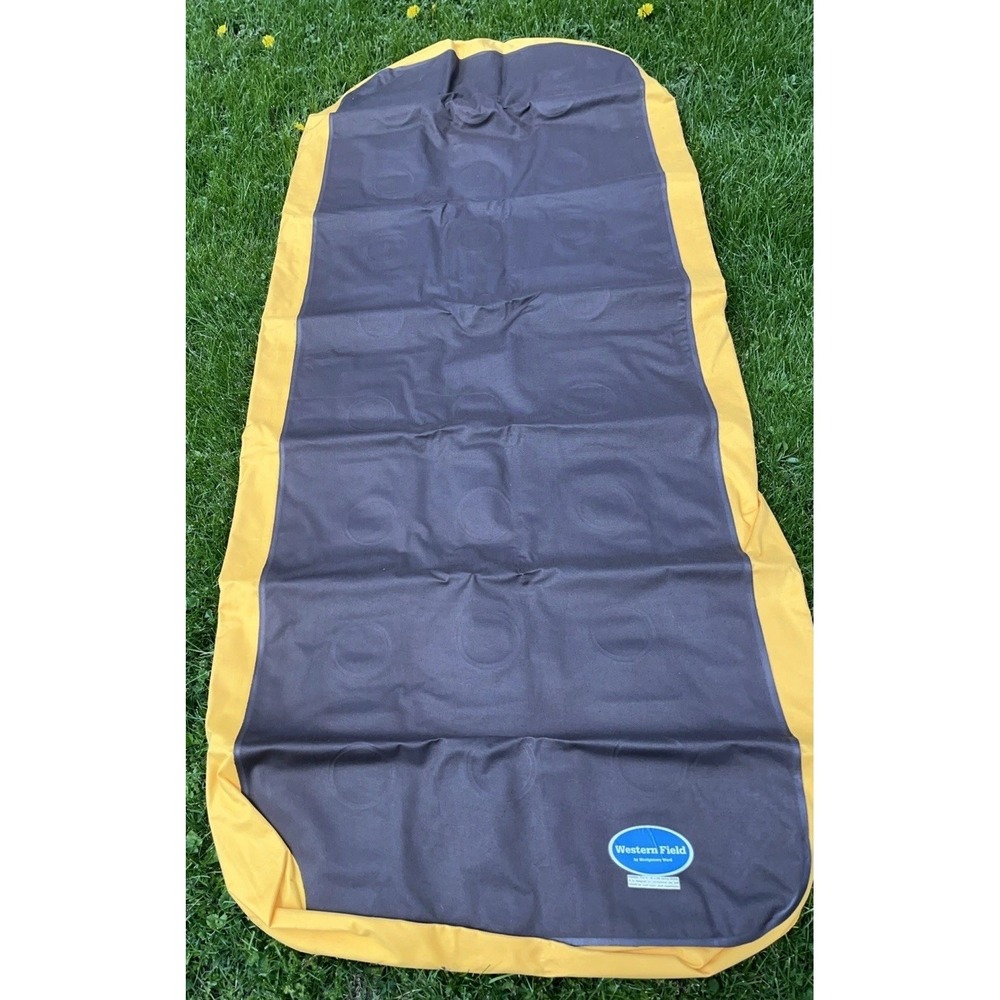 Vintage Western Field by Montgomery Ward air mattress‎ Inflatable Raft
